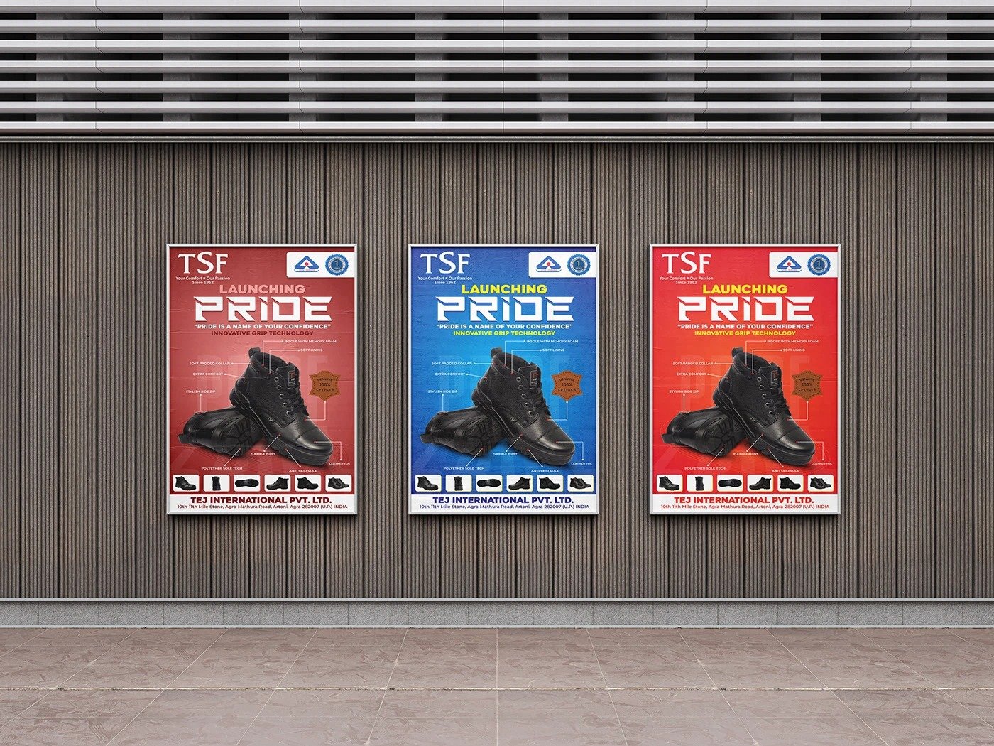 TSF Pride Safety Shoes – Outdoor Advertising Design