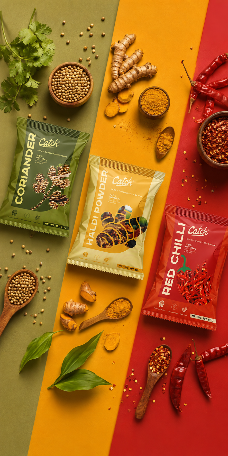 Catch Spices – Packaging Redesign