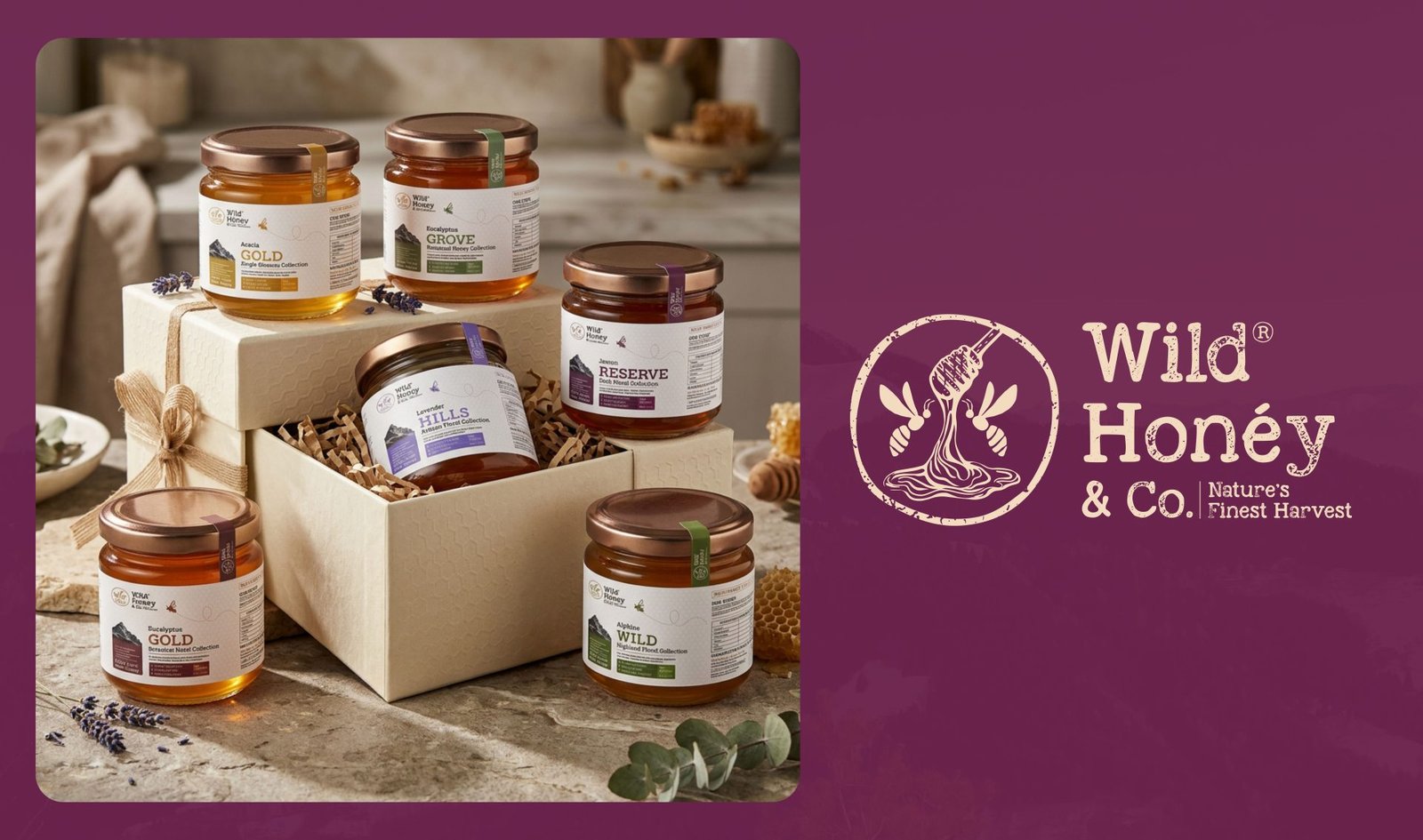 Wild Honey & Co. – Logo & Packaging Design